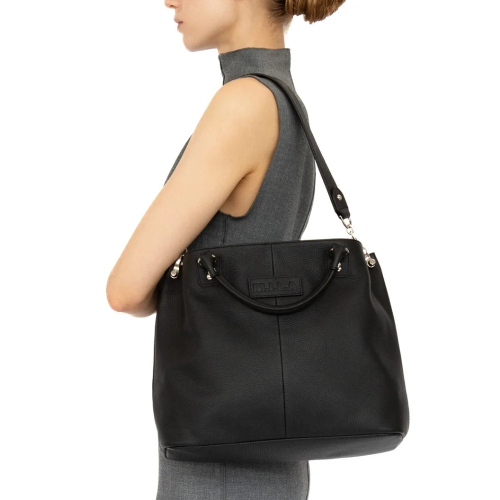 NWT M.I.L.A MILA DARCY BAG - BLACK